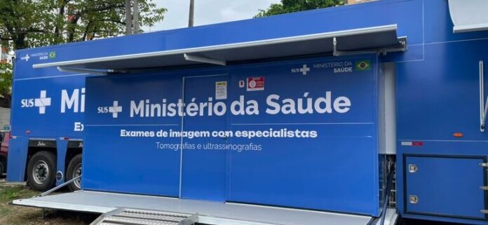 Linhares recebe carreta do Ministério da Saúde com exames de tomografia e ultrassonografia