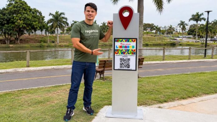Turismo instala placas com QR Code para facilitar acesso aos destinos e empreendimentos de Linhares